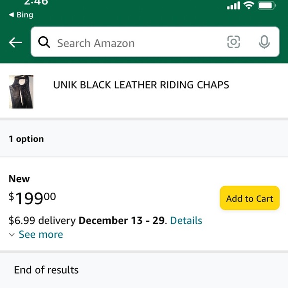 Motorcycle Leather Chaps by UNIK - Picture 13 of 13